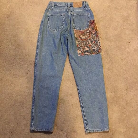 Vintage Paul Harris Patches Blue Jeans - Picture 2 of 4